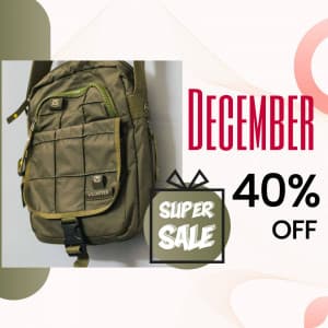 December Sale Instagram flyer