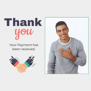 Payment Thanks whatsapp status template