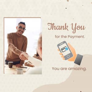 Payment Thanks Instagram banner