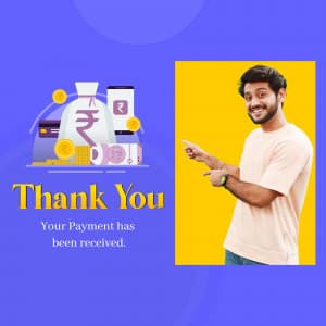 Payment Thanks Instagram flyer