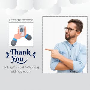 Payment Thanks greeting image