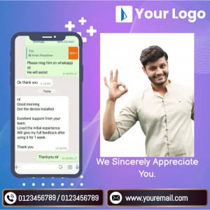 Review Template whatsapp status template