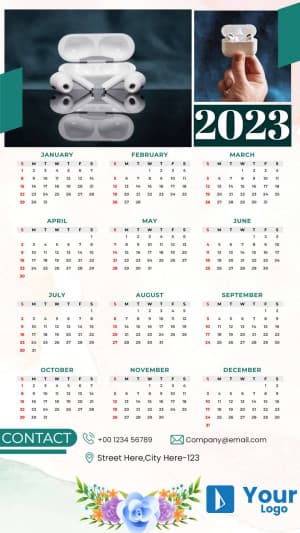 Calendar 2023 (Story) ad template