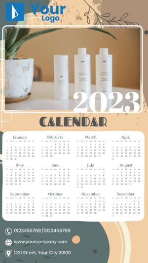 Calendar 2023 (Story) facebook template
