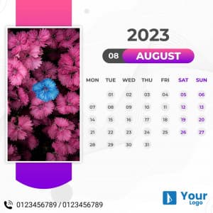 August facebook ad banner