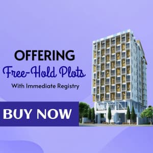 Buy Flat and Home marketing poster