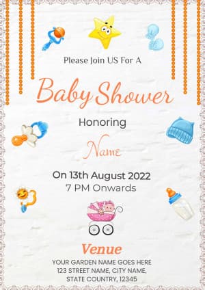 Baby Shower banner