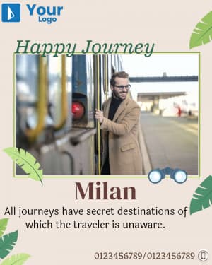 Happy Journey whatsapp status template