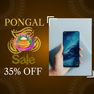 Pongal Offers Social Media poster
