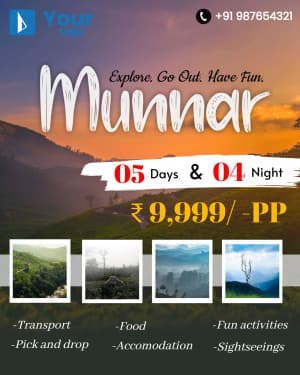 Romantic Destination Social Media template