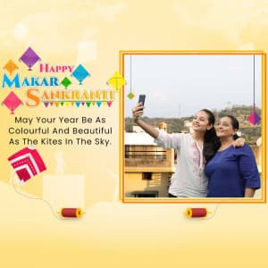 Makar Sankranti Wishes Instagram flyer