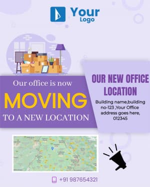 Office Shifting creative template