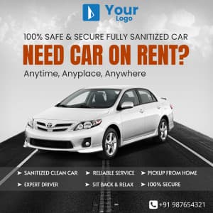 Car Rental creative template