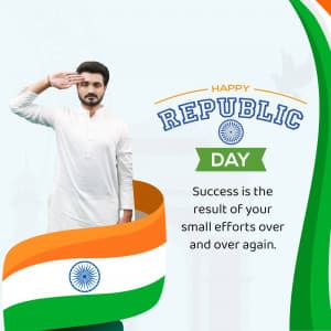 Republic Day Wishes advertisement template