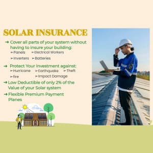 Solar Insurance custom template