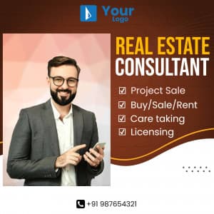 Real Estate Consultant Facebook Poster