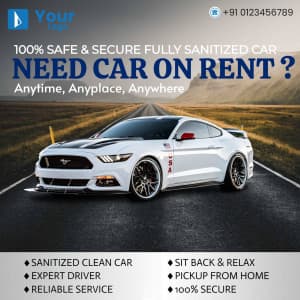 Car Rental Social Media template