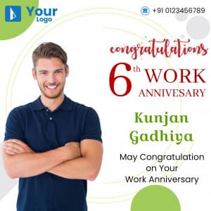 Work Anniversary creative template