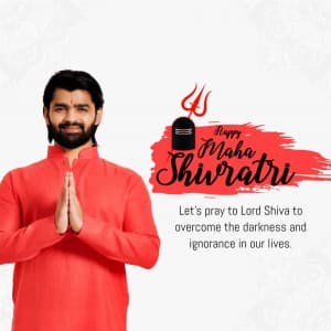 Maha Shivratri Wishes Instagram flyer