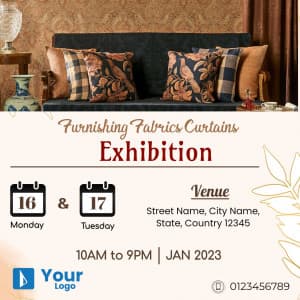 Exhibition Instagram Post template