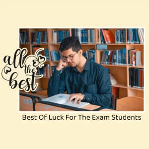 Student Exam Wishes Instagram flyer