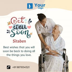 Get Well Soon advertisement template