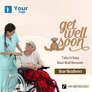 Get Well Soon poster Maker