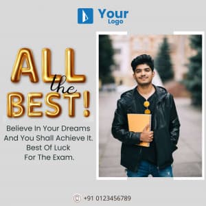 Student Exam Wishes Instagram banner