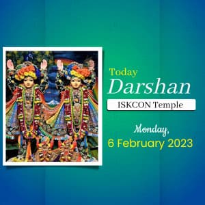 Today Darshan whatsapp status template