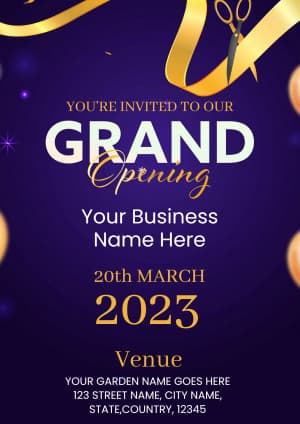 Grand Opening  (Invitation) image