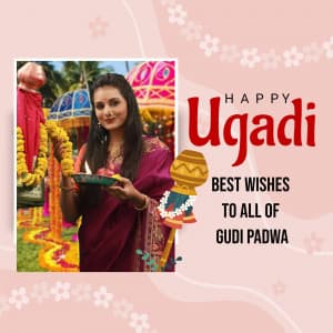 Gudi Padwa And Ugadi Wishes advertisement template