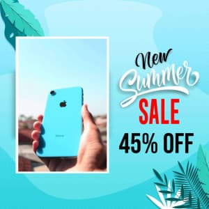 Summer Sale advertisement template