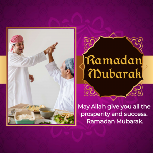 Ramadan Wishes advertisement template
