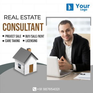 Real Estate Consultant Social Media template