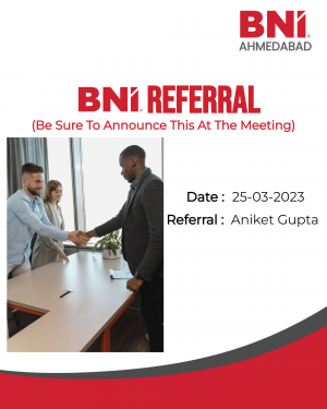 Referral poster