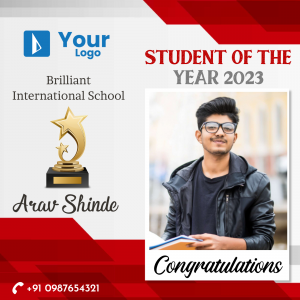 Student Of The Year Social Media template