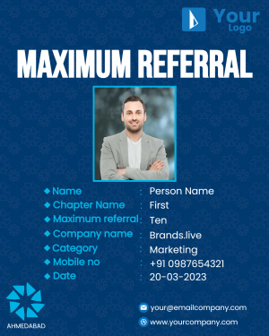 Maximum Referral custom template