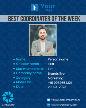 Best Coordinater Of The Week poster