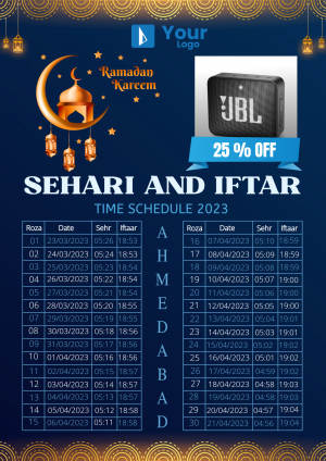 Ramadan Calender Instagram Post template