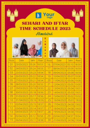 Ramadan Calender poster Maker