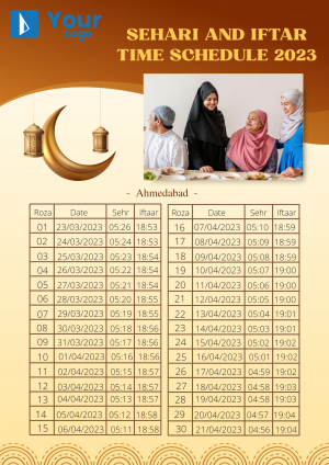 Ramadan Calender facebook ad banner