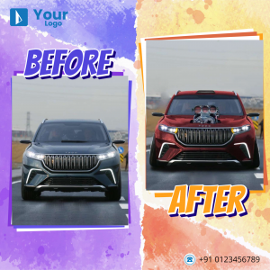 Before After Social Media poster