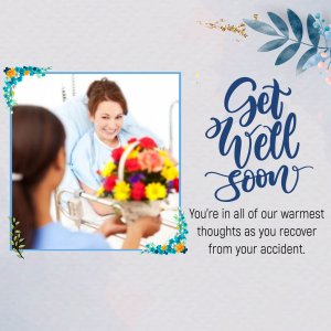 Get Well Soon facebook template