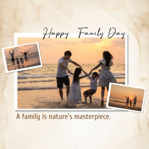 Happy Family Day flyer