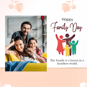 Happy Family Day facebook template