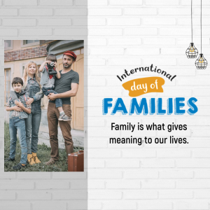 Happy Family Day ad template