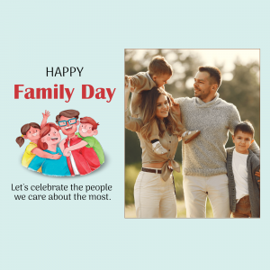 Happy Family Day creative template