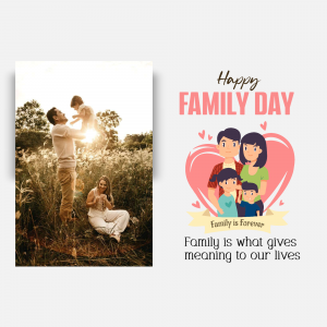 Happy Family Day Instagram Post template