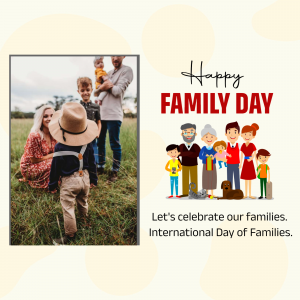 Happy Family Day greeting image