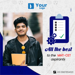 Best Of Luck For Exam custom template